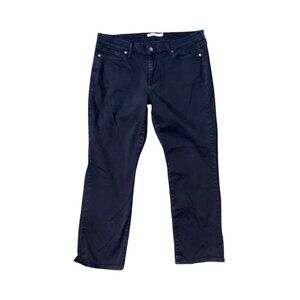 Sz.18W Short*Levi's*414-Black Classic Straight Leg Jeans--Lightweight